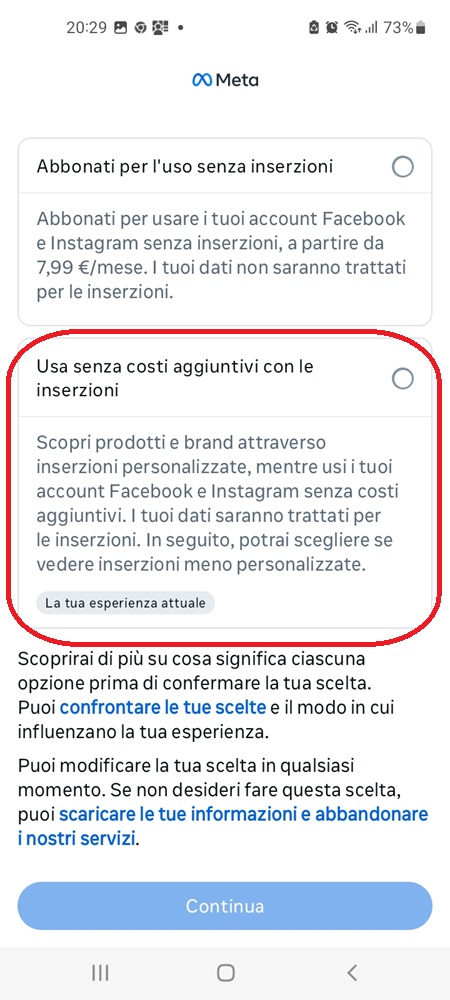 Facebook Usa senza costi aggiuntivi